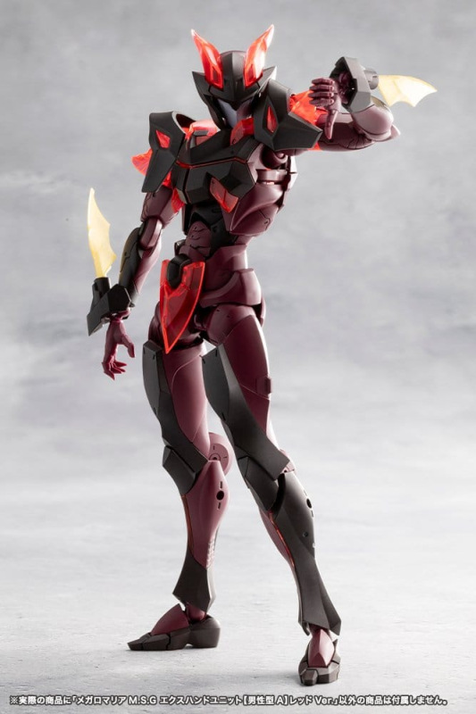 Megalomaria Unlimited Universe Model Kit Accessory Set Ex Hand Unit Male Type A Red Ver. 4