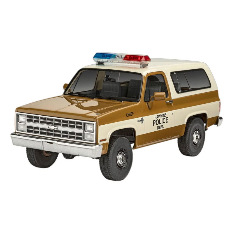 Stranger Things Model Kit Set 1/25 1985 Chevrolet K5 Blazer (Aqua Color) 19 cm