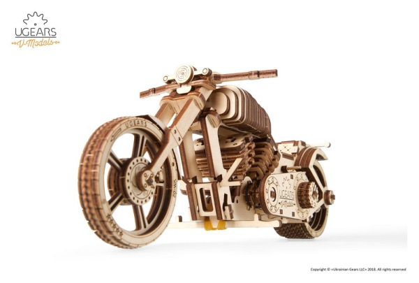 Ugears 3D Wooden Puzzle Bike VM-02 7