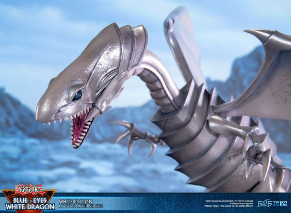 Yu-Gi-Oh! PVC Statue Blue-Eyes White Dragon White Edition 35 cm 11