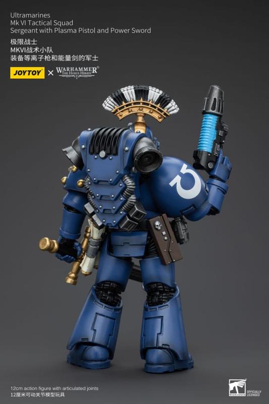 Warhammer The Horus Heresy Action Figure 1/18 Ultramarines MK VI Tactical Squad Sergeant with Plasma 3