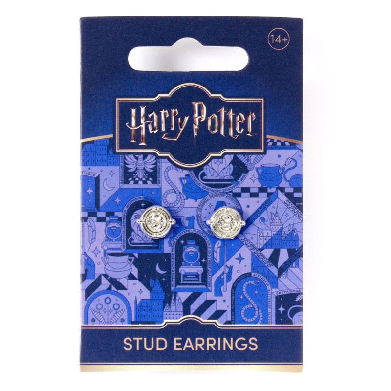 Harry Potter Earrings Time Turner (Silver Tone) 1