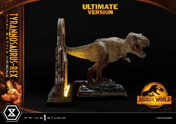 Jurassic World: Dominion Legacy Museum Collection Statue 1/15 Tyrannosaurus-Rex Final Battle Ultimat