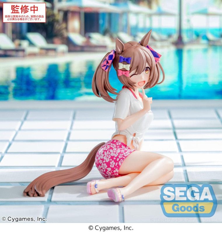 Uma Musume Pretty Derby Yumemirize PVC Statue Smart Falcon Gaze on Me! 14 cm 2