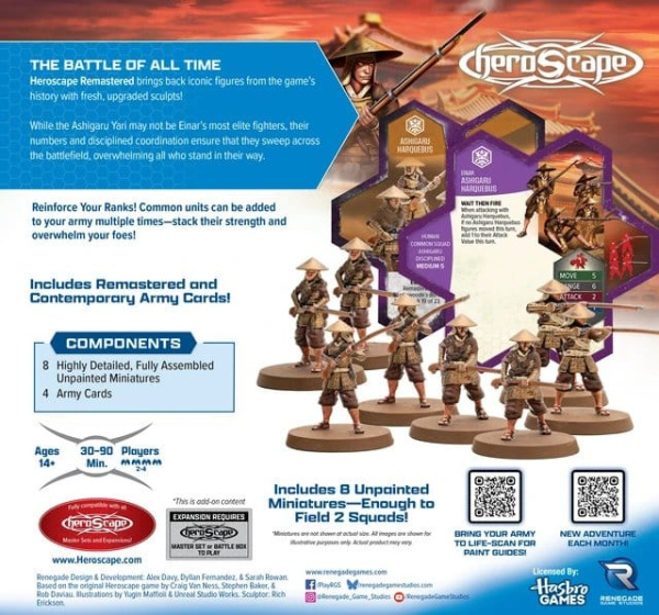 Heroscape Army Expansion Ashigaru Harquebus Remastered – Standard Edition *English Version* 3