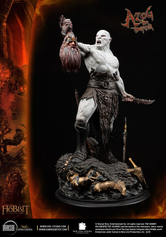 The Hobbit MS Series Statue 1/3 Azog The Defiler John Howe Signature Edition Edition 90 cm 2