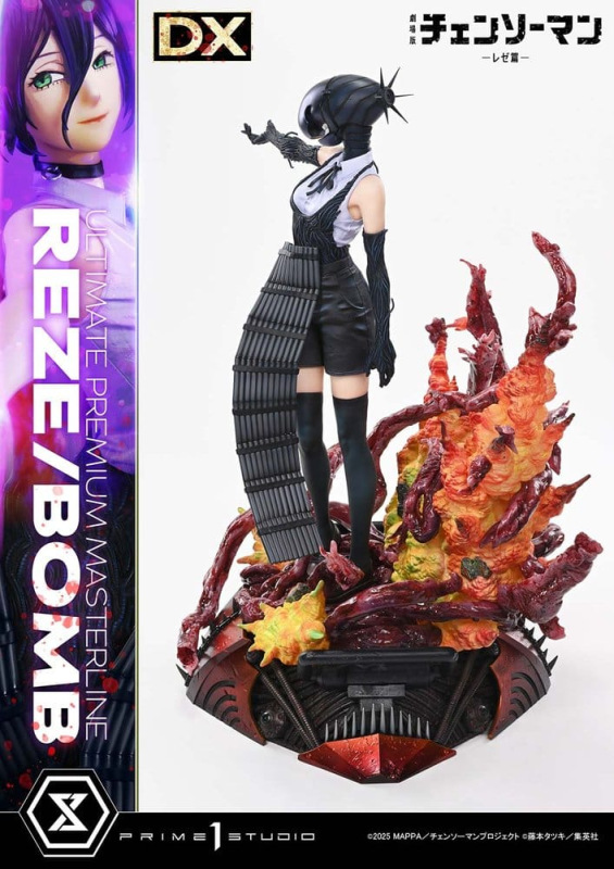 Chainsaw Man Ultimate Premium Masterline Series Statue 1/4 The Movie: Reze Arc REZE/BOMB DX Bonus Ve 8
