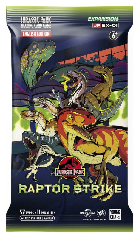 Jurassic Park TCG Raptor Strike Booster Packs Display (24) *English Version* 1
