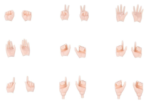 Megami Device M.S.G 09 Accessory Set 1/1 Hand Set Skin Color B