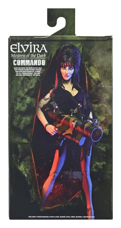 Elvira: Mistress of the Dark Clothed Action Figure Commando Elvira 20 cm 2