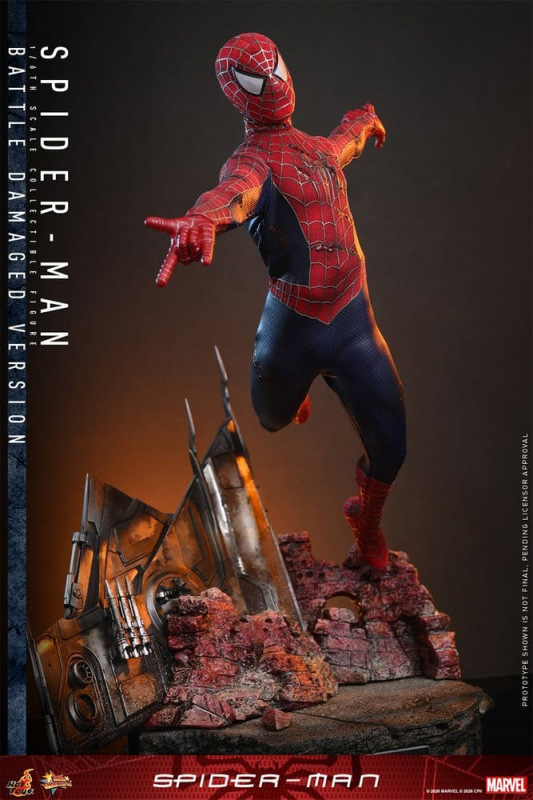 Spider-Man Movie Masterpiece Action Figure 1/6 Spider-Man (Battle Damaged Version) 30 cm 8