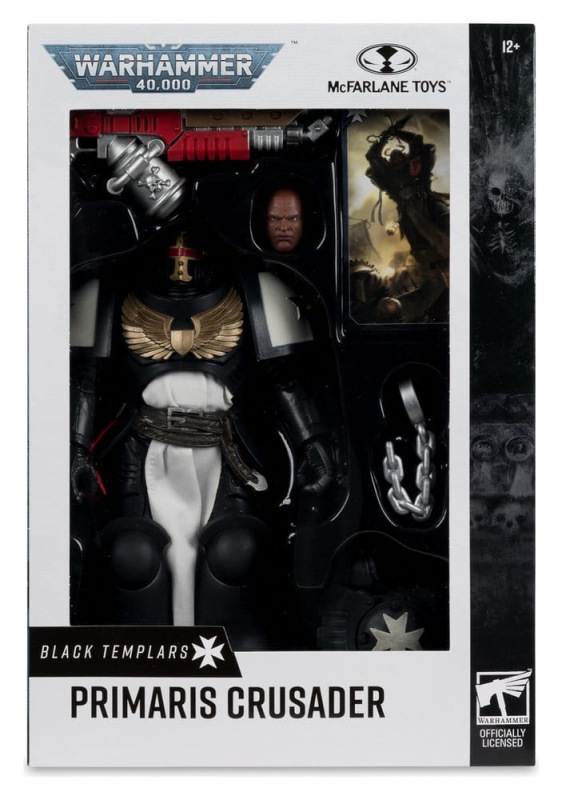 Warhammer 40,000 Action Figure Primaris Crusader (Black Templars) 18 cm 6