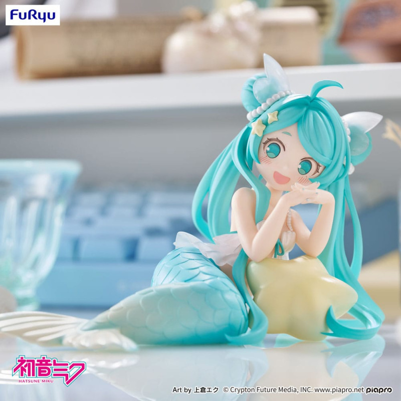 Hatsune Miku Desktop Fairy PVC Statue Hatsune Miku Mermaid princess Ver. 9 cm 8