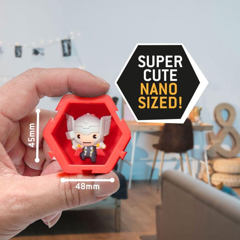 Marvel Mini Figures NANO Wow! PODs in CDU Assortment (24) 5 cm
