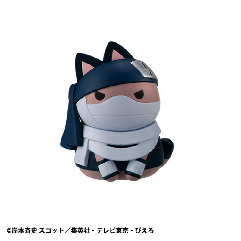 Naruto Shippuden Mega Cat Project Nyaruto! Trading Figures Come here Sasuke-kun 3 cm Assortment (8) 7