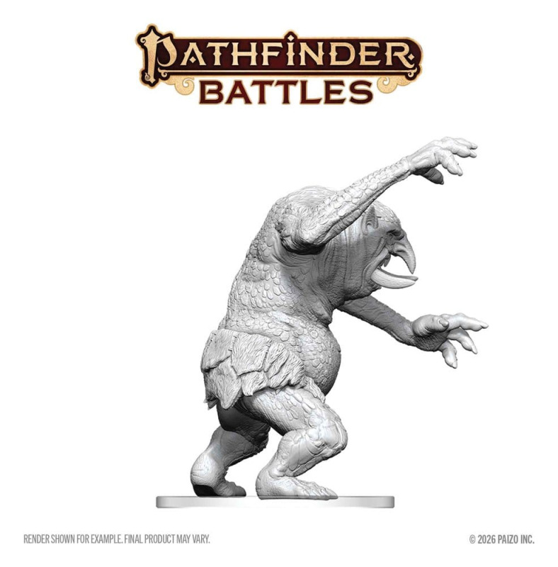 Pathfinder Battles Deep Cuts Unpainted Miniature Forest Troll 15 cm 3