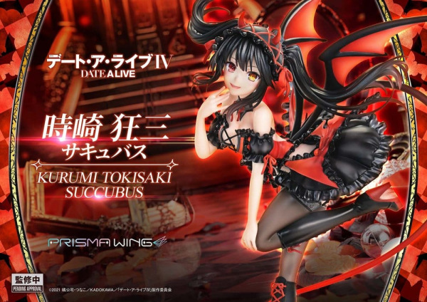 Date A Live Prisma Wing PVC Statue 1/7 Kurumi Tokisaki succubus 25 cm 1