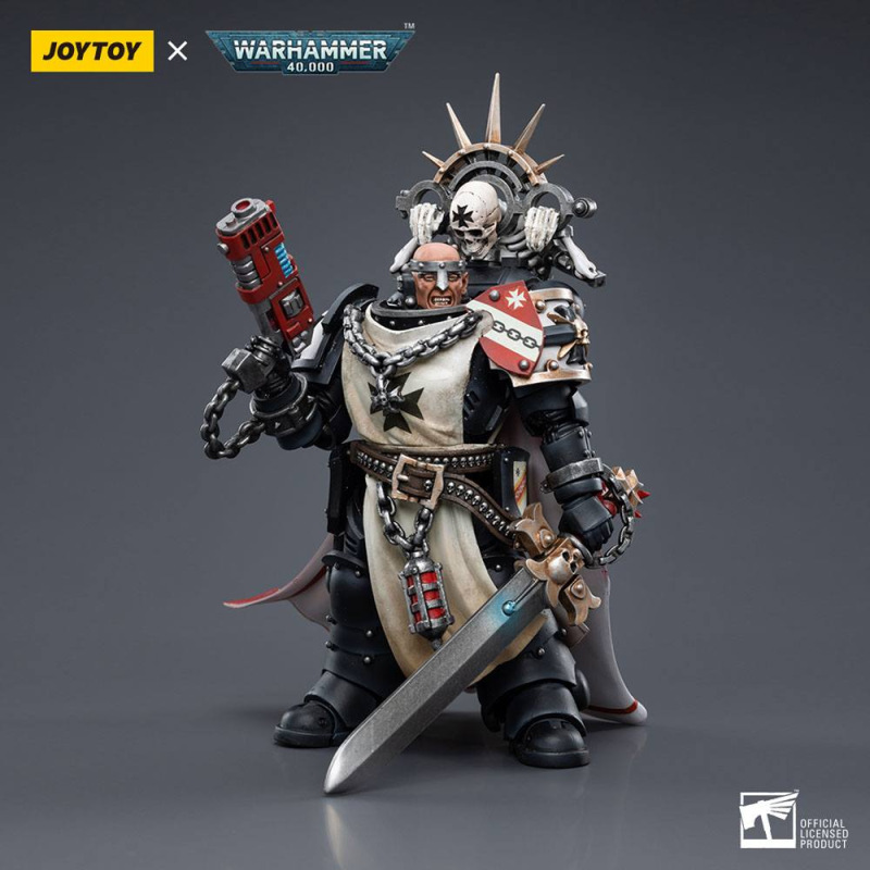 Warhammer 40k Action Figure 1/18 Black Templars Marshal Baldeckrath 12 cm 11