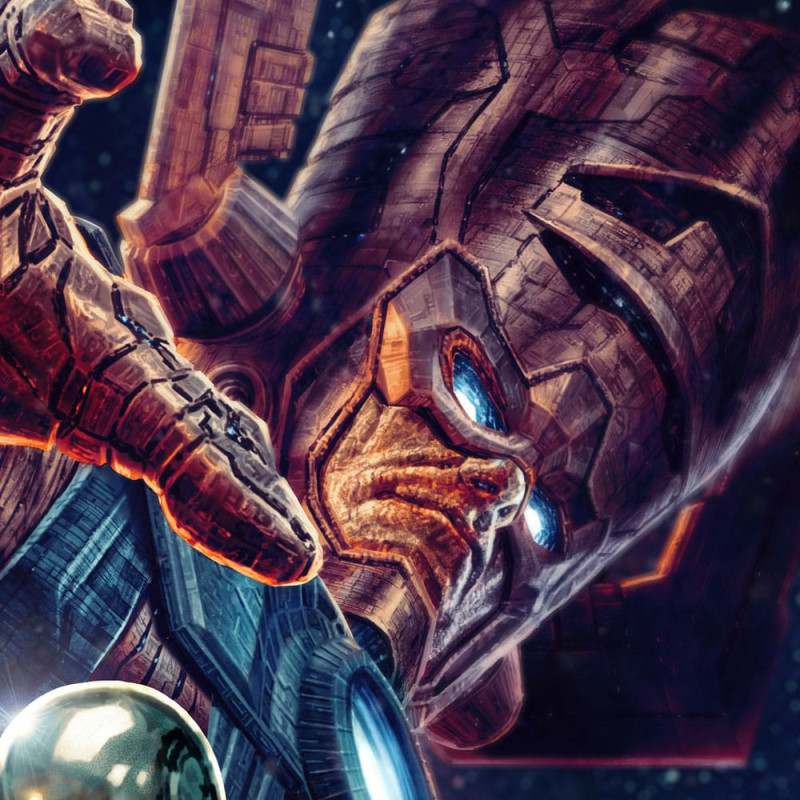 Marvel Art Print Galactus and the Silver Surfer 61 x 41 cm - unframed 2