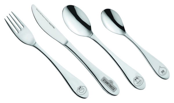 Sesame Street Kids Cutlery Set Friends