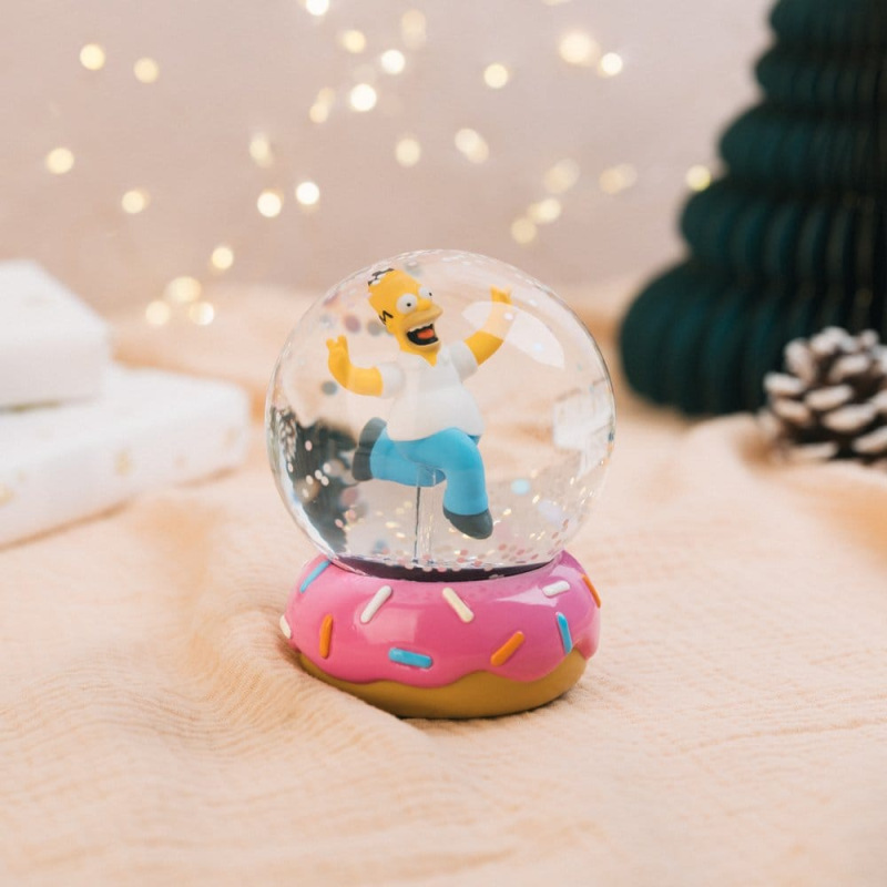 The Simpsons Snow Globe Homer Simpson Donut 10 cm 4