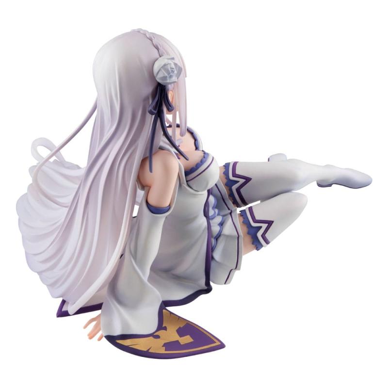 Re:ZERO Starting Life in Another World Melty Princess PVC Statue Emilia Palm Size 9 cm