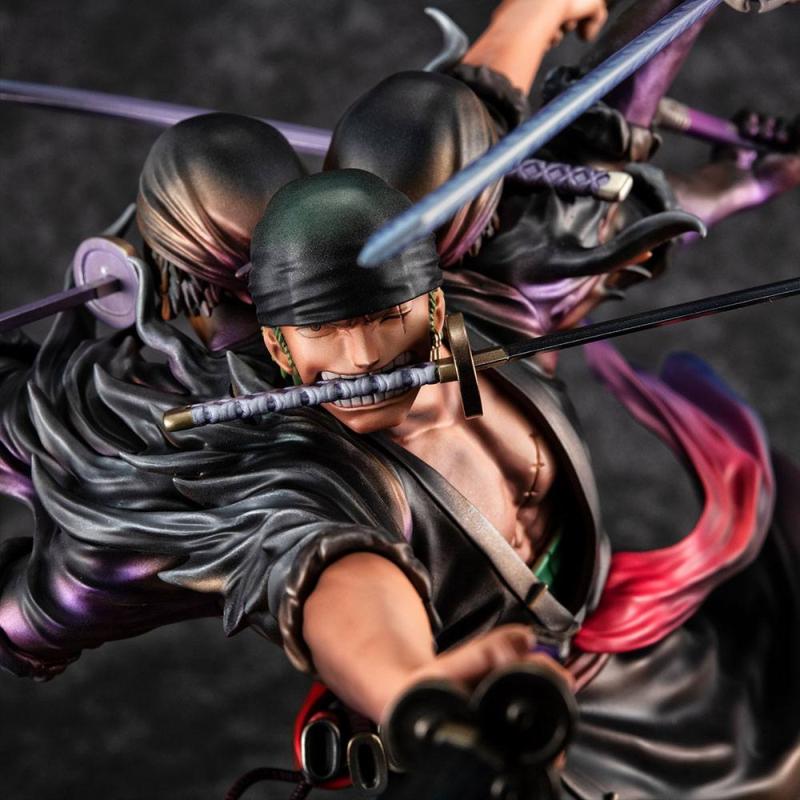 One Piece Excellent Model P.O.P PVC Statue SA-Maximum Roronoa Zoro Ver. Demon Spirit Kyuutouryuu Asu