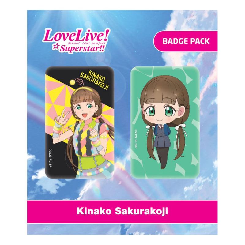 Love Live! Pin Badges 2-Pack Kinako Sakurakoji