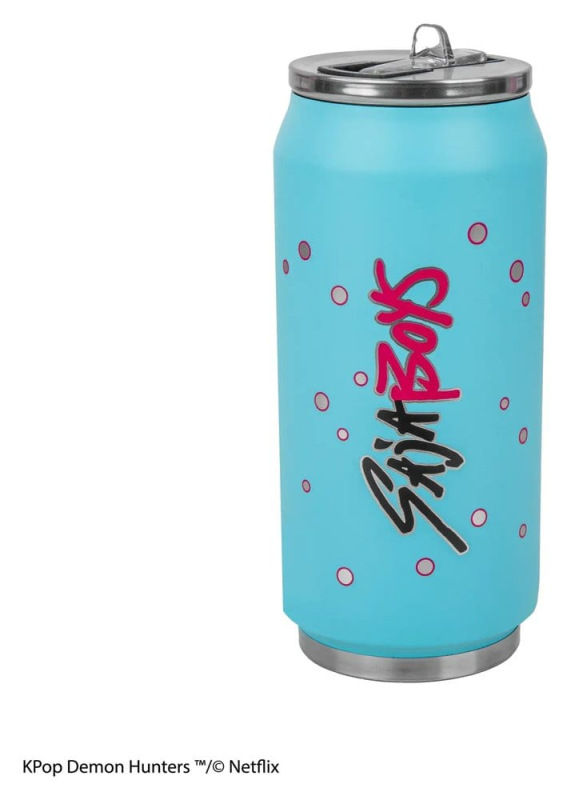 KPop Demon Hunters Thermal Straw Mug Soda Pop Can 3