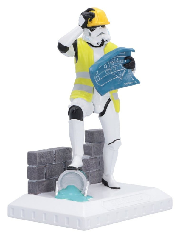 Original Stormtrooper Figure Hit a Brick Wall 18 cm 3