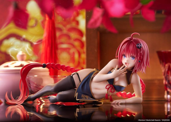 To Love-Ru Darkness Desktop Cute PVC Figure Mea Kurosaki (Chinese Dress Ver.) 13 cm 5