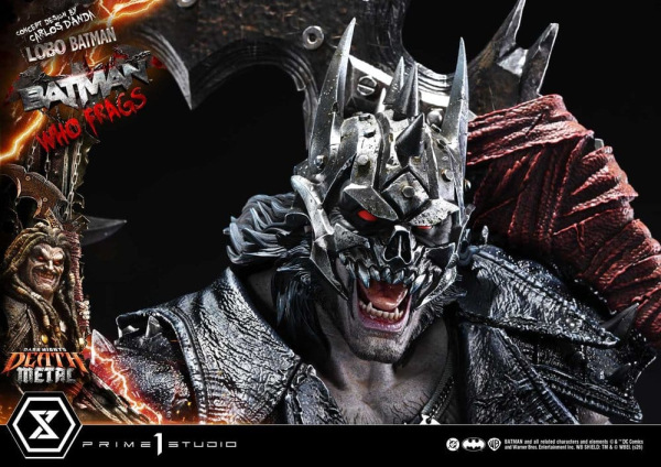 Dark Nights: Death Metal Museum Masterline Statue 1/3 Lobo Batman: Batman Who Frags Deluxe Version 8 12