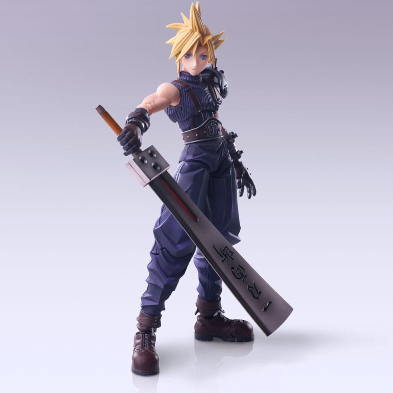 Final Fantasy VII Bring Arts Action Figure Cloud Strife Hardedge Ver. 15 cm 3