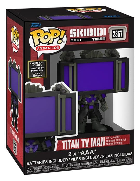 Skibidi Toilet Super Sized POP! Vinyl Figure Titan TV Man(SFX) 10 cm 1