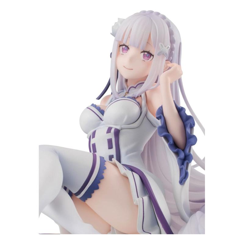 Re:ZERO Starting Life in Another World Melty Princess PVC Statue Emilia Palm Size 9 cm