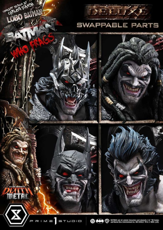 Dark Nights: Death Metal Museum Masterline Statue 1/3 Lobo Batman: Batman Who Frags Deluxe Version 8 2