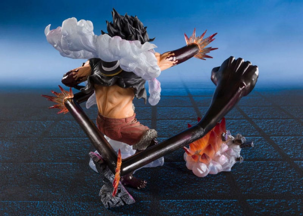 One Piece Figuarts ZERO Extra Battle PVC Statue Monkey D. Luffy Gear 4 Snake Man King Cobra 21 cm 2