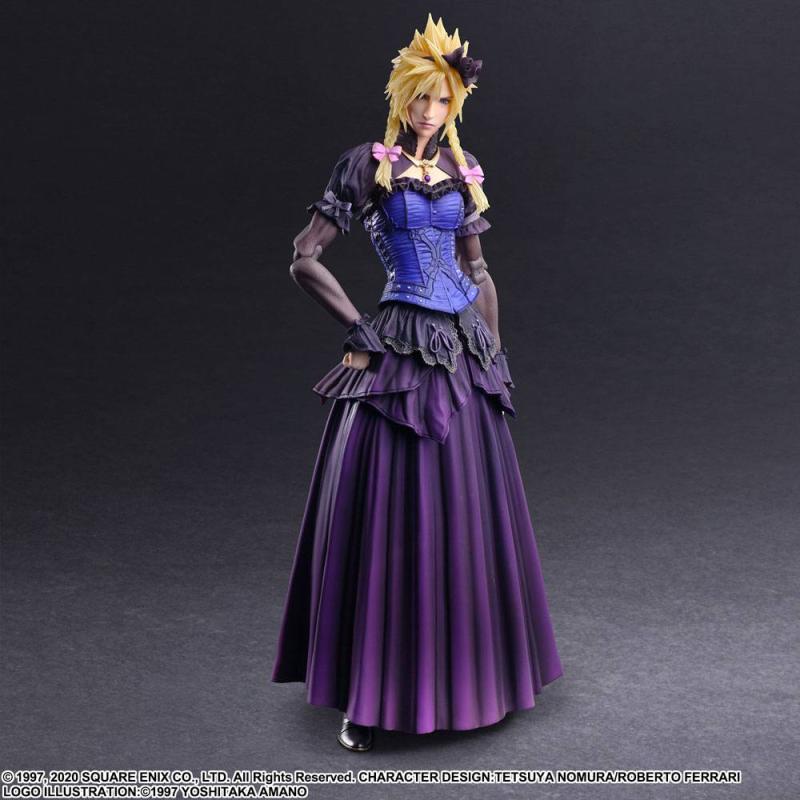 Final Fantasy VII Remake Play Arts Kai Action Figure Cloud Strife Dress Ver. 28 cm 7