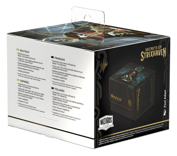 Ultimate Guard Sidewinder 100+ Xenoskin Magic: The Gathering "Secrets of Strixhaven" - Black Mythic 9