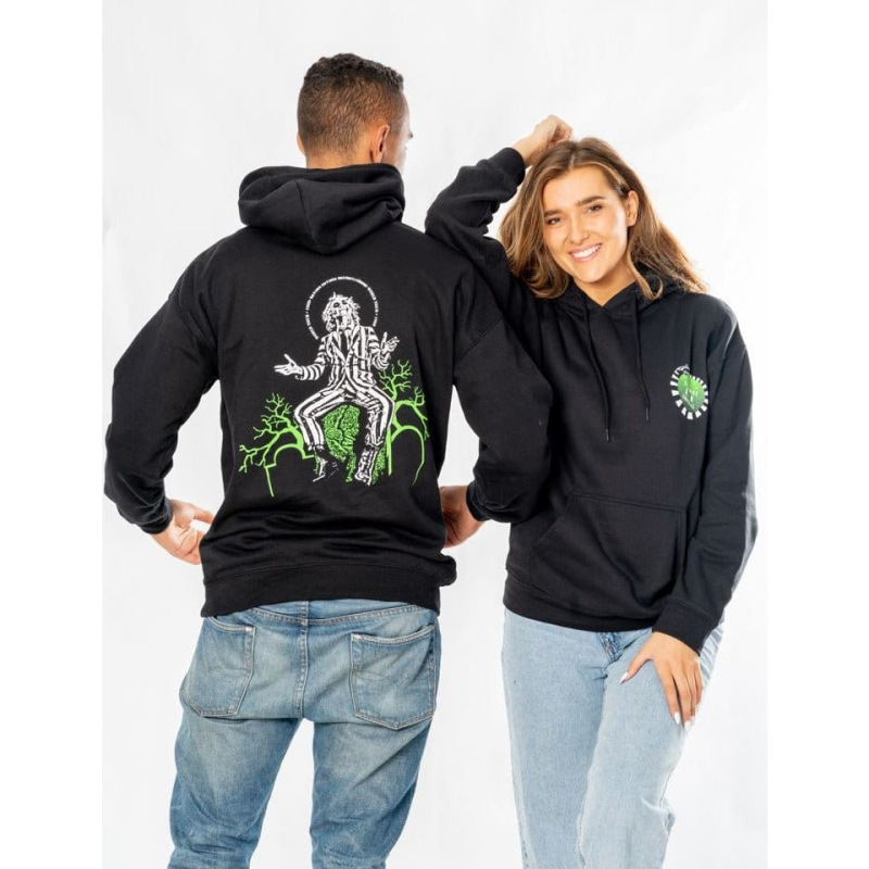 Beetlejuice Hooded Sweater Front Back World Tour Size L 2
