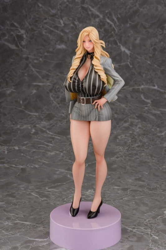 Gal Ane Shachou to Harem Office PVC Figure 1/7 Nishigori Ai (Grey Suit Ver.) Wholesome Ver. 26 cm 11