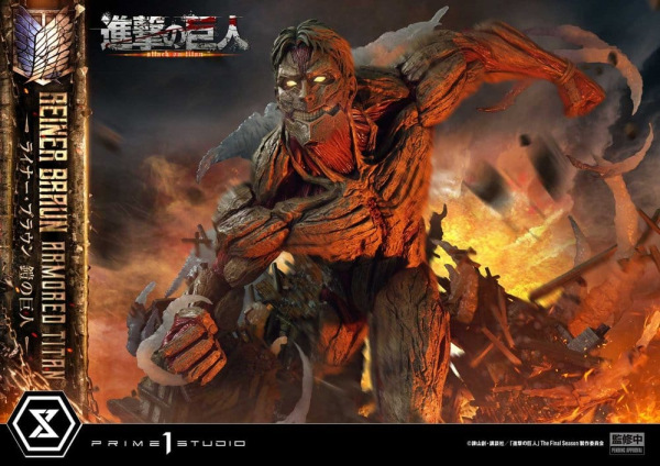 Attack on Titan (TV animation) Ultimate Diorama Masterline Statue Reiner Braun Armored Titan Bonus V 12