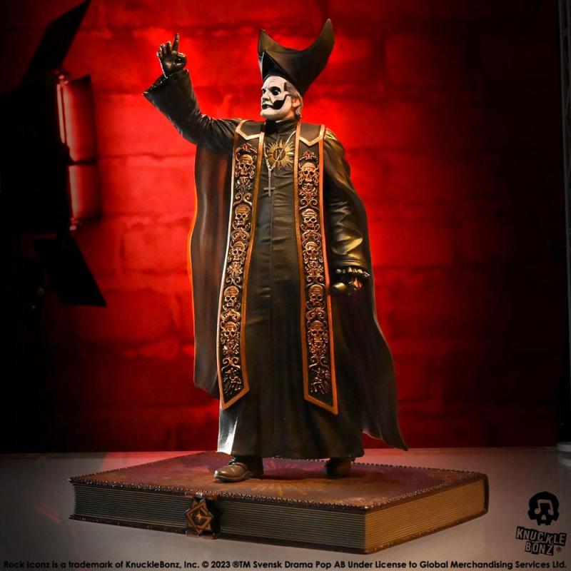 Ghost Rock Iconz Statue 1/9 Papa Emeritus IV (Black Robes) 22 cm 7