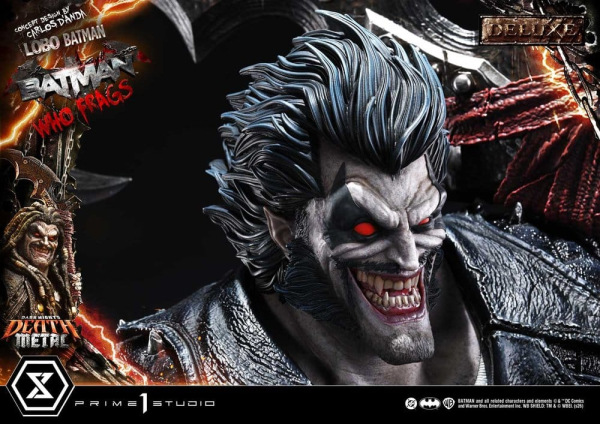 Dark Nights: Death Metal Museum Masterline Statue 1/3 Lobo Batman: Batman Who Frags Deluxe Version 8 10