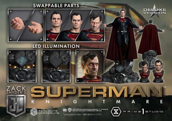 Zack Snyder's Justice League Real Elite Masterline Series Statue 1/3 Superman Knightmare Color Editi 1