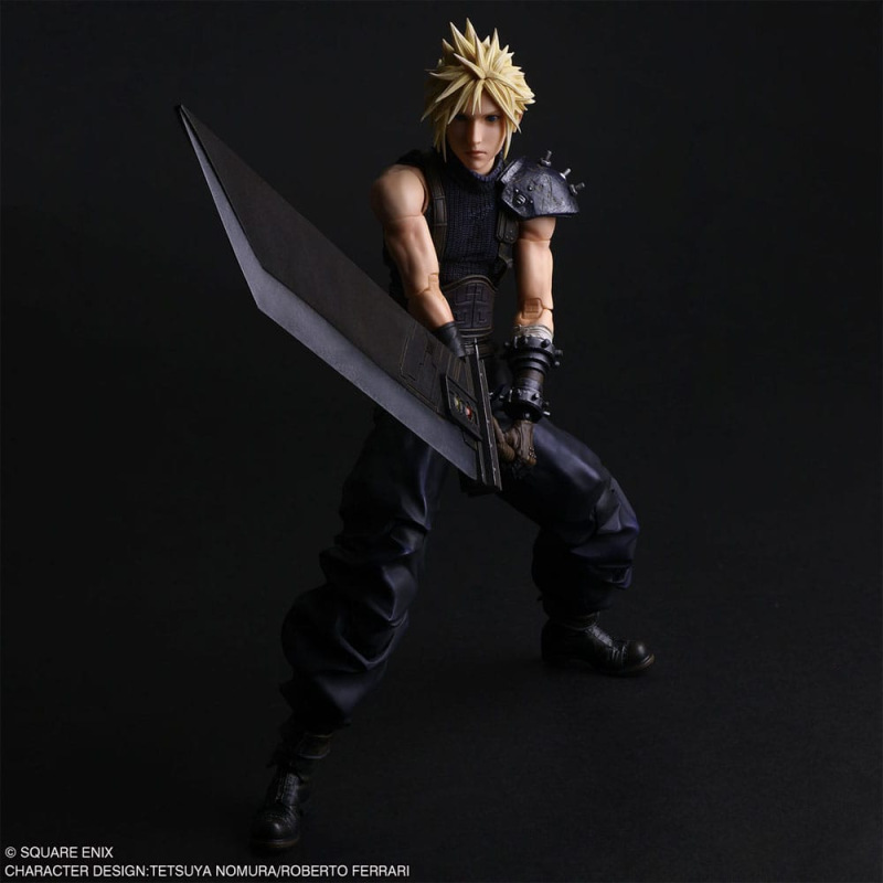 Final Fantasy VII Rebirth Play Arts Shin Action Figure Cloud Strife 27 cm 3