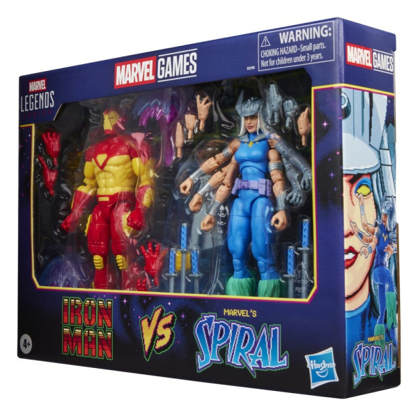 Marvel Games Marvel Legends Action Figure 2-Pack Iron Man & Marvel's Spiral 15 cm 10