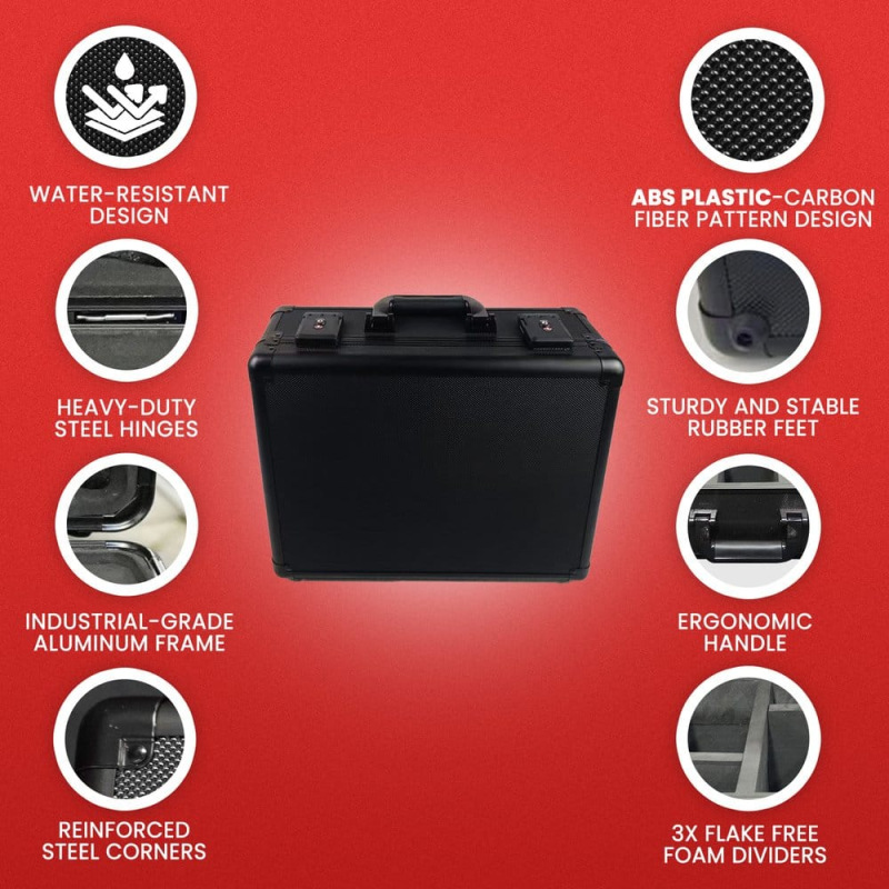 Evoretro Trading Card Storage Box for 120 Cards XL Black 3
