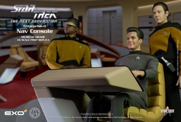 Star Trek: The Next Generation Replica 1/6 Enterprise-D Bridge Consoles Set 4