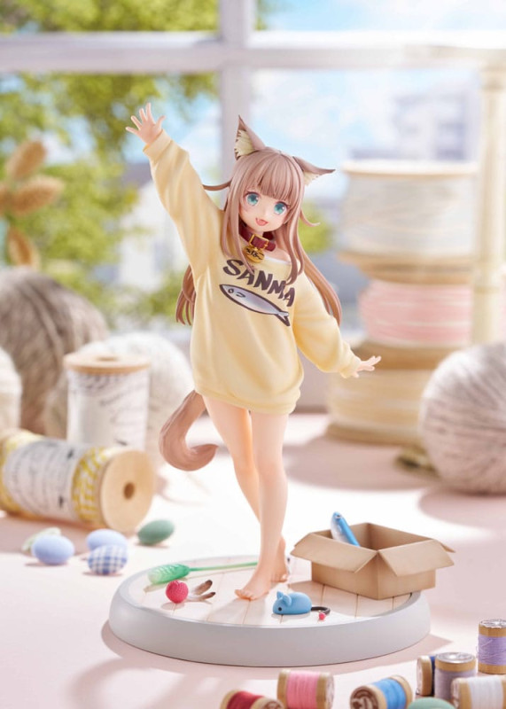 My Cat Is a Kawaii Girl Statue 1/6 Kinako Play With Ver. AmiAmi 21 cm 3
